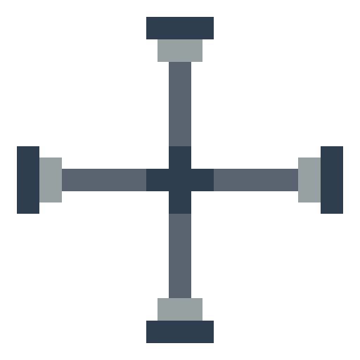 Крестообразный ключ Smalllikeart Flat иконка