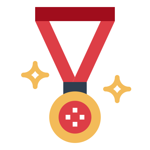 medaille Smalllikeart Flat icon