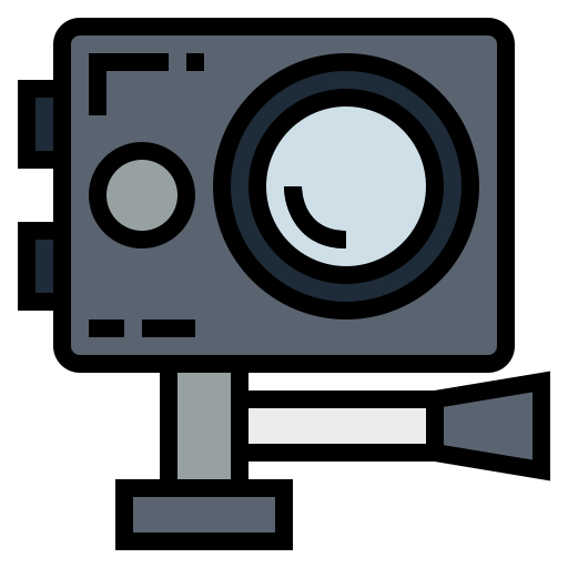 アクションカメラ Smalllikeart Lineal Color icon