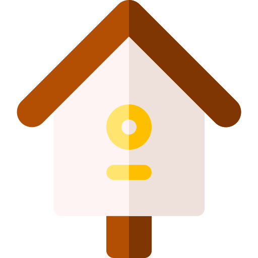 Birdhouse Basic Rounded Flat icon