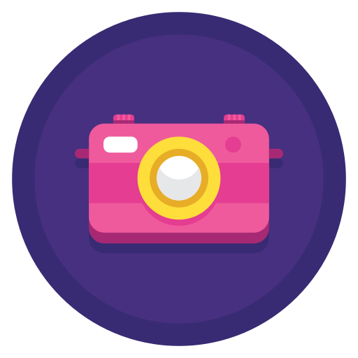 kamera Flaticons Flat Circular icon