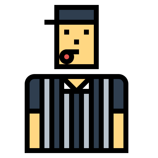 árbitro Smalllikeart Lineal Color icono