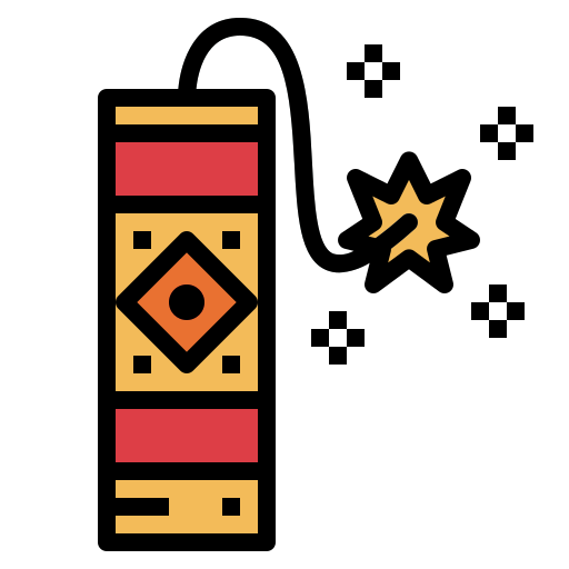 feuerwerk Smalllikeart Lineal Color icon