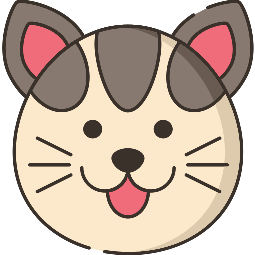 gatto Flaticons Lineal Color icona