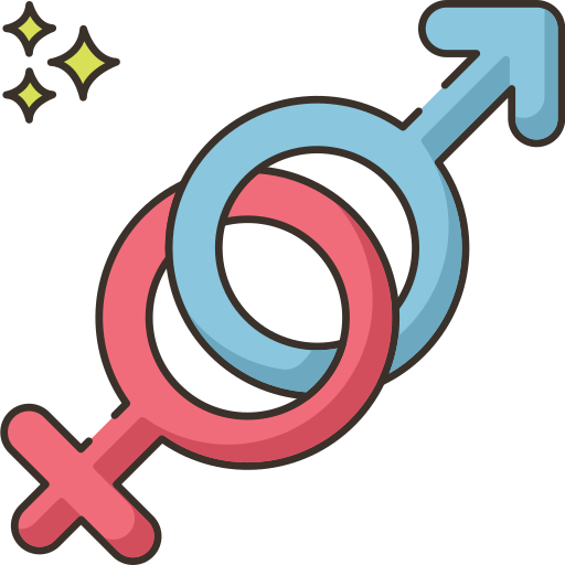 Genders Flaticons Lineal Color icon