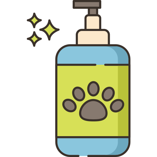 shampoo per animali domestici Flaticons Lineal Color icona