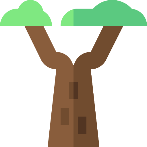 Baobá Basic Straight Flat Ícone