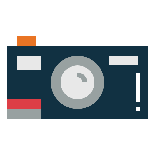 kamera Smalllikeart Flat icon