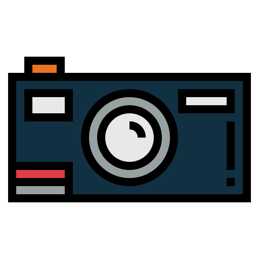 kamera Smalllikeart Lineal Color ikona