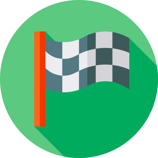Bandera Flat Circular Flat icono