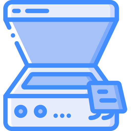 scanner Basic Miscellany Blue icona