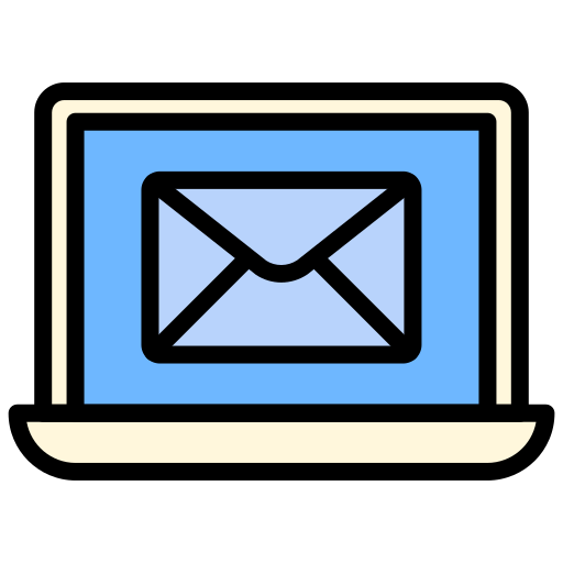 courrier en ligne Generic color lineal-color Icône