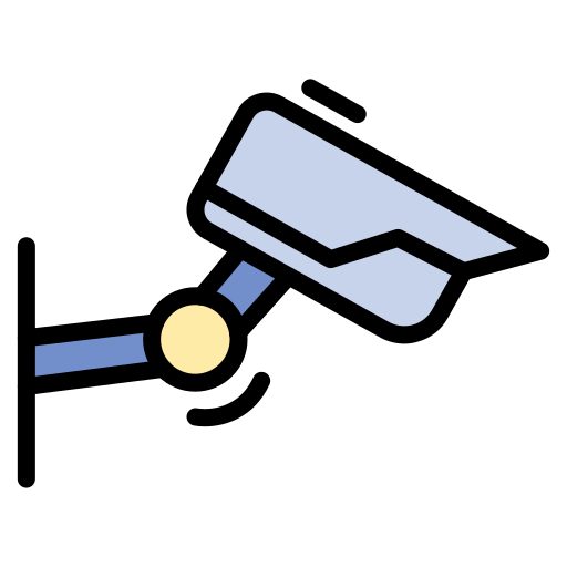 Überwachungskamera Generic color lineal-color icon