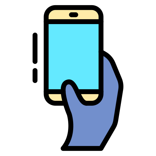 teléfono inteligente Generic color lineal-color icono