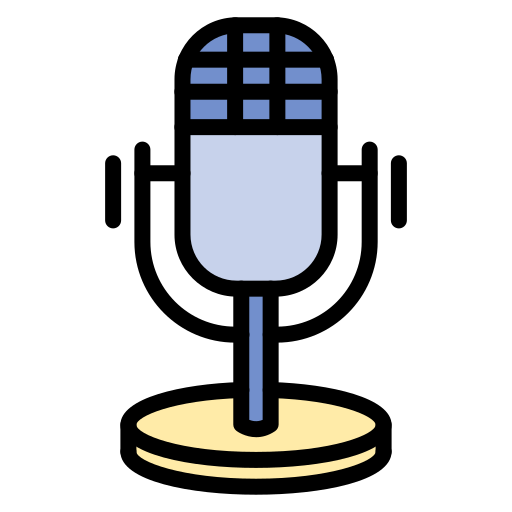 micrófono Generic color lineal-color icono