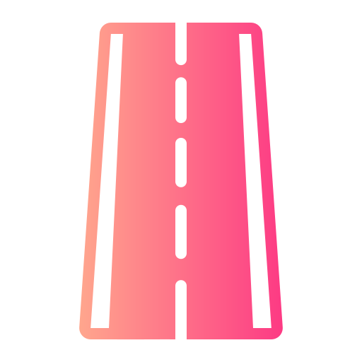 Road Generic gradient fill icon