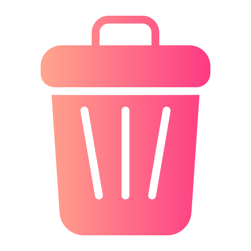 contenedor de basura Generic gradient fill icono