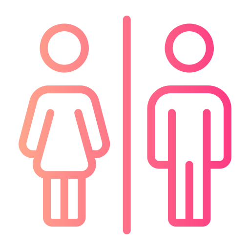 Туалет Generic gradient outline иконка