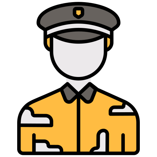 군인 Generic color lineal-color icon