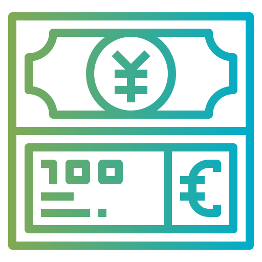 Currency Smalllikeart Gradient icon