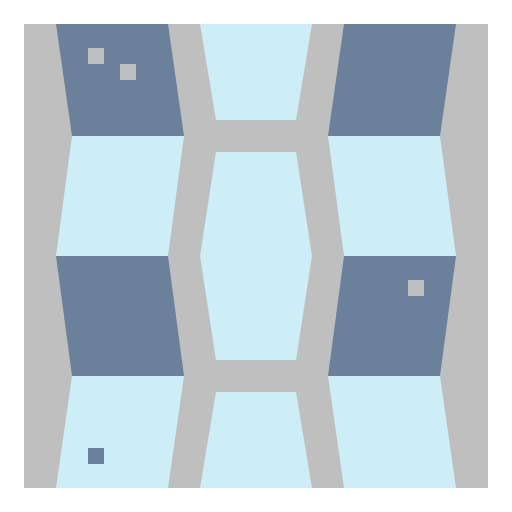 Azulejos Smalllikeart Flat icono