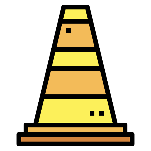 円錐 Smalllikeart Lineal Color icon