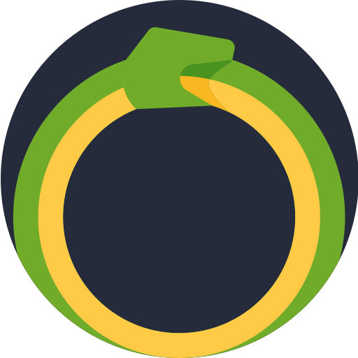 uroboros Detailed Flat Circular Flat ikona