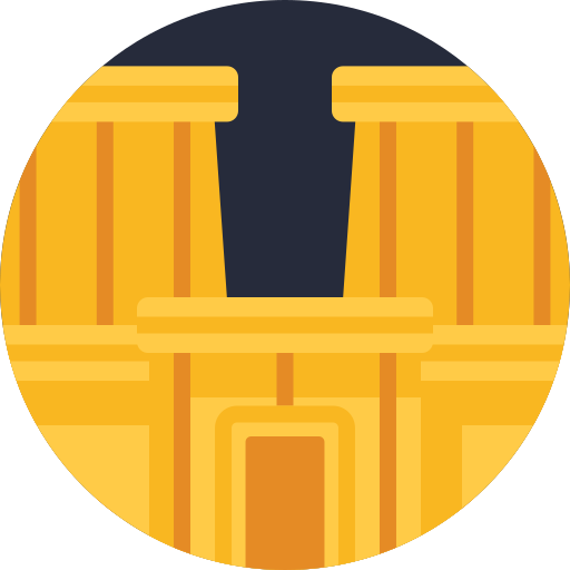 Temple Detailed Flat Circular Flat icon