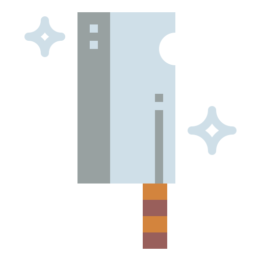 칼 Smalllikeart Flat icon