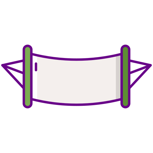 Hamaca Flaticons Lineal Color icono