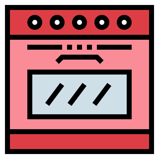 Oven Smalllikeart Lineal Color icon