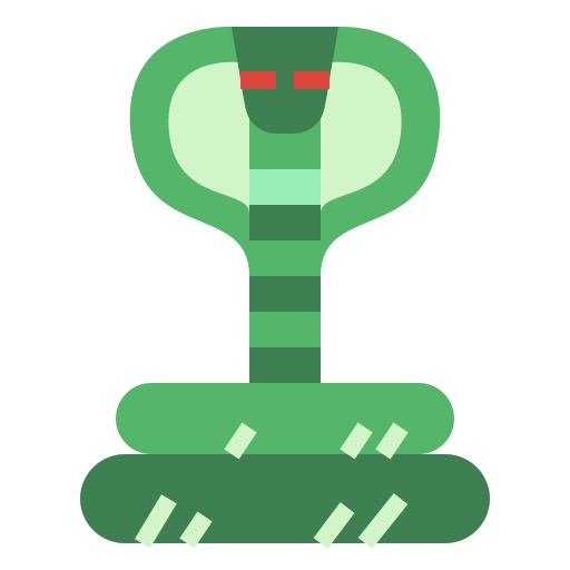 コブラ Smalllikeart Flat icon