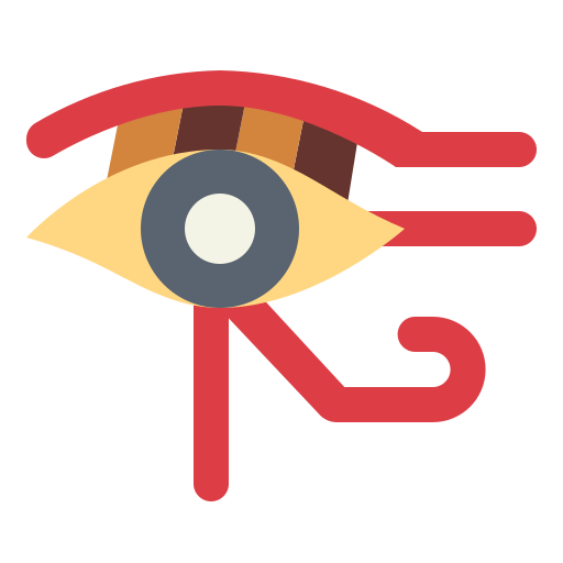 Eye of ra Smalllikeart Flat icon