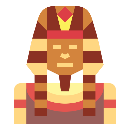 Faraón Smalllikeart Flat icono