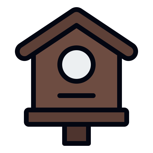 Bird house Generic color lineal-color icon