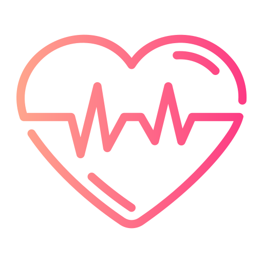 Частота сердцебиения Generic gradient outline иконка