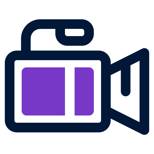 caméra vidéo Generic color lineal-color Icône