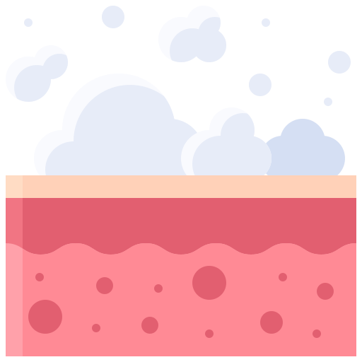 Skin cleaning Generic color fill icon
