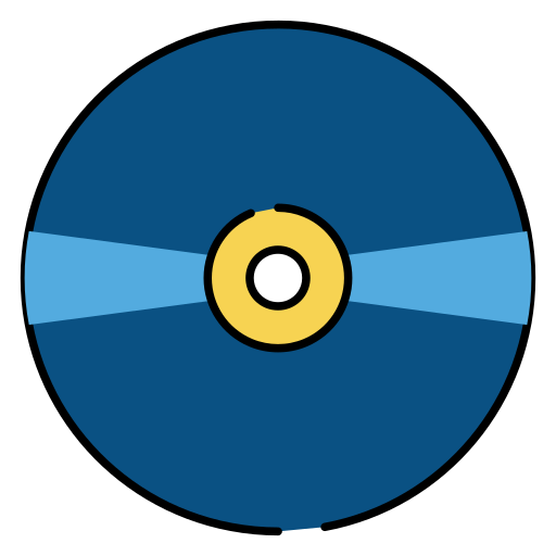 콤팩트 디스크 Generic color lineal-color icon