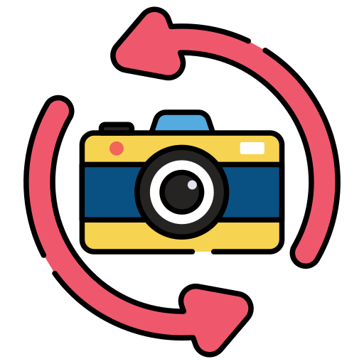Camera rotate Generic color lineal-color icon