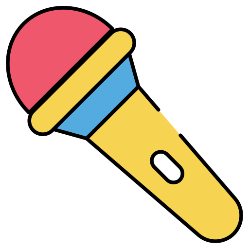 microfono Generic color lineal-color icona