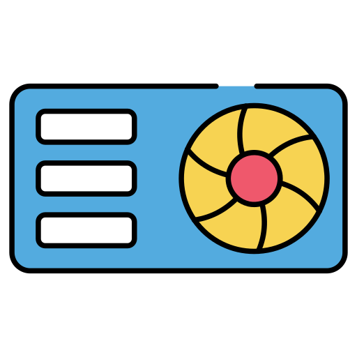 grafikkarte Generic color lineal-color icon