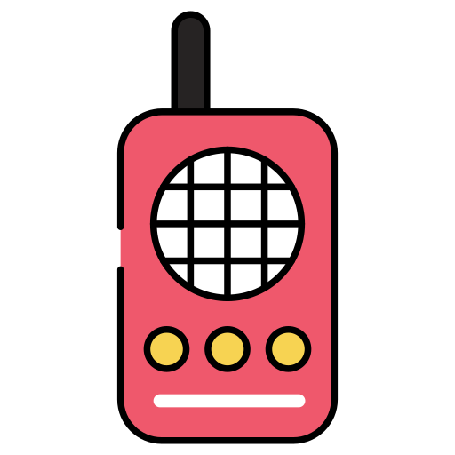walkie-talkie Generic color lineal-color Ícone