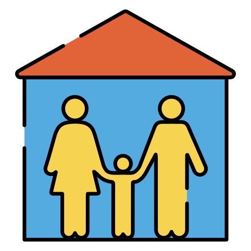 casa di famiglia Generic color lineal-color icona