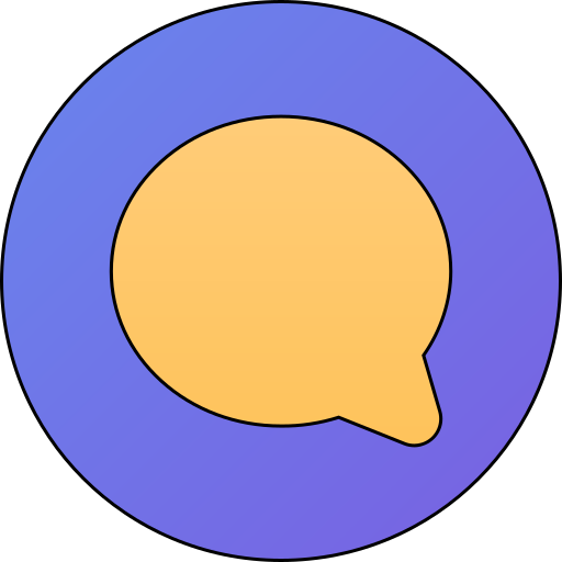 チャットバブル Generic gradient lineal-color icon