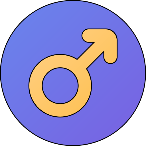 männlich Generic gradient lineal-color icon