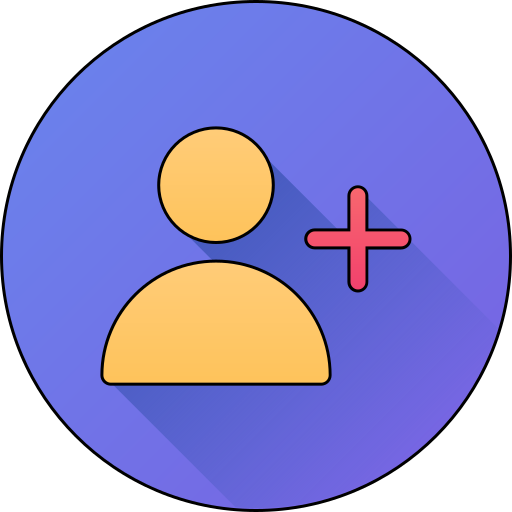 Add friend Generic gradient lineal-color icon