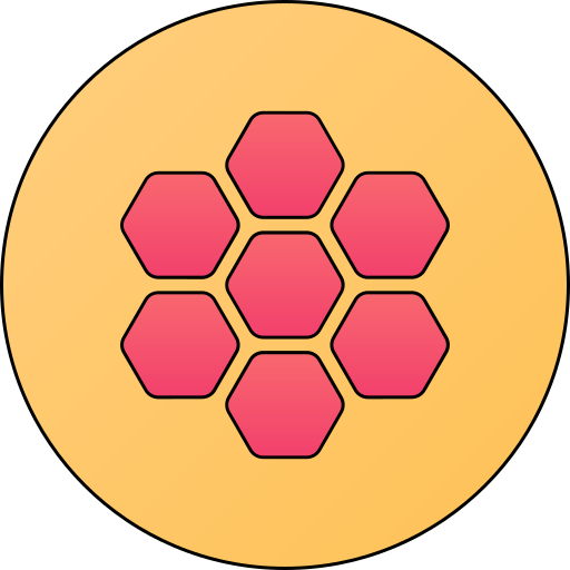 hexágonos Generic gradient lineal-color icono