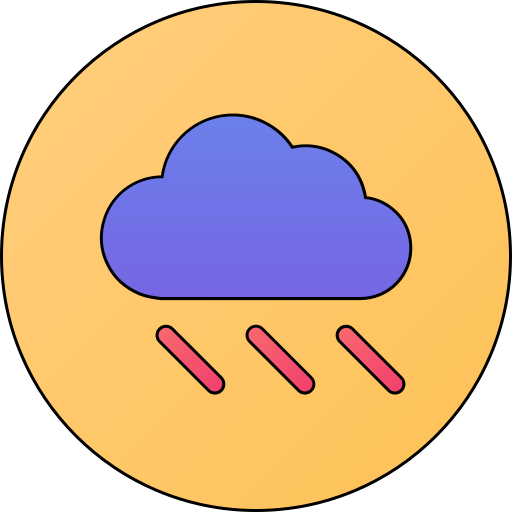 deszcz Generic gradient lineal-color ikona