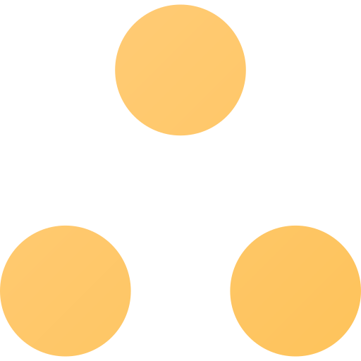 trzy kropki Generic gradient fill ikona